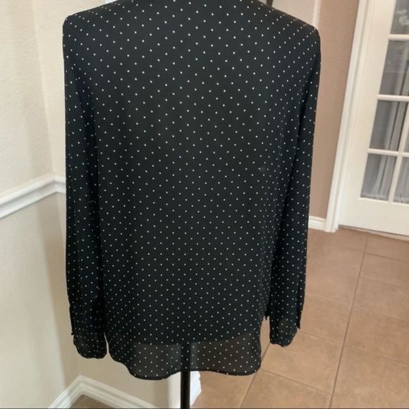 Zara Basic black polka dot top - Picture 5 of 15